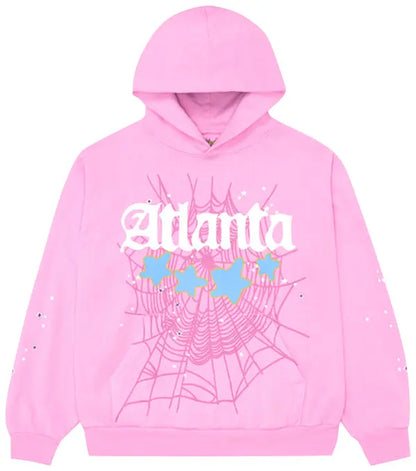 Sp5der Atlanta Hoodie Pink