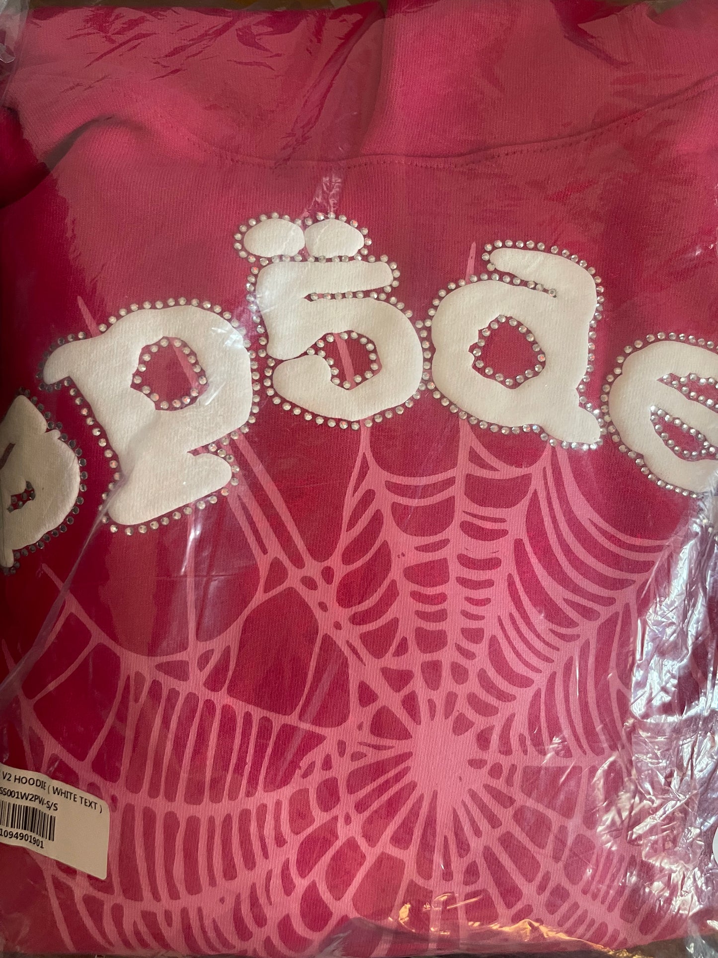 Pink Sp5der OG Web V2 Legacy Hoodie