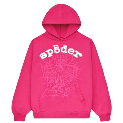 Pink Sp5der OG Web V2 Legacy Hoodie